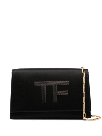 Shop Tom Ford Evening Mini Bags In Black