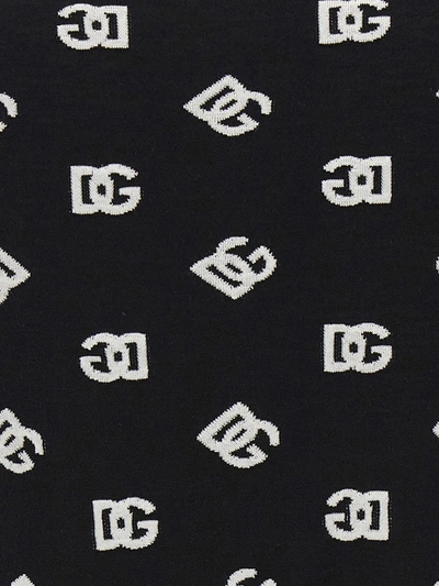 Dolce & Gabbana Wool T-shirt In White/black