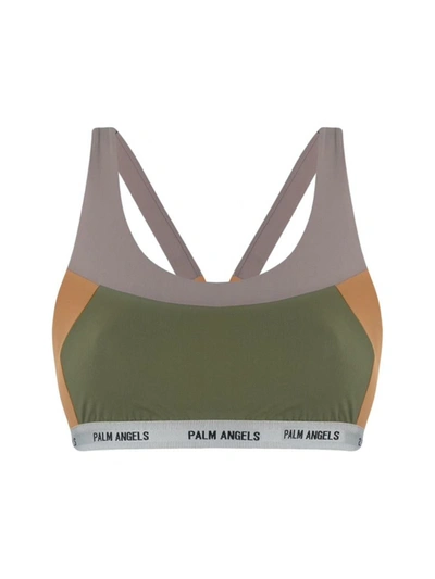 Shop Palm Angels Military Sport Bra In Multiple Colors