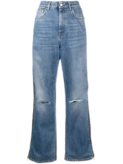 Shop Stella Mccartney High-waist Straight Jeans In Blue