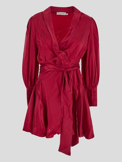 Shop Zimmermann Dress In <p> Dress In Silk