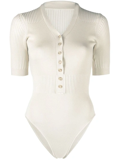 Shop Jacquemus Le Body Yauco In White