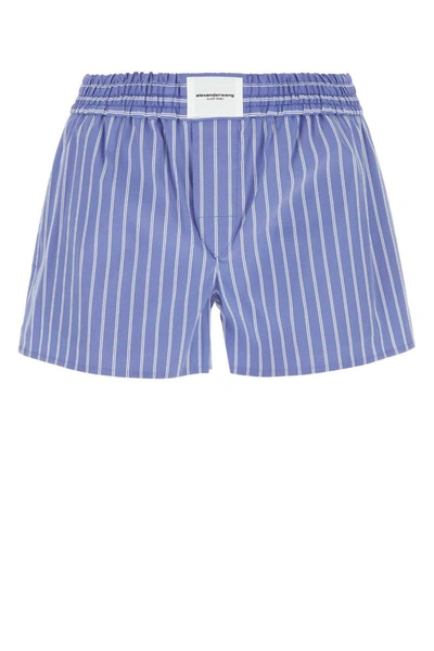 Shop Alexander Wang Shorts In Stripped