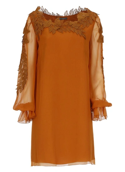 Shop Alberta Ferretti Dresses Orange