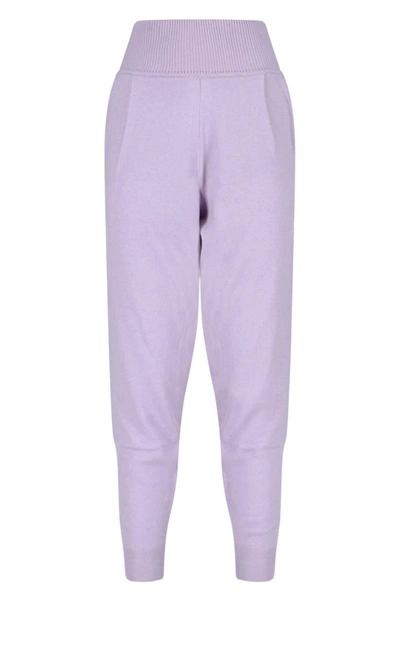 Shop Art Essay Trousers In Violet