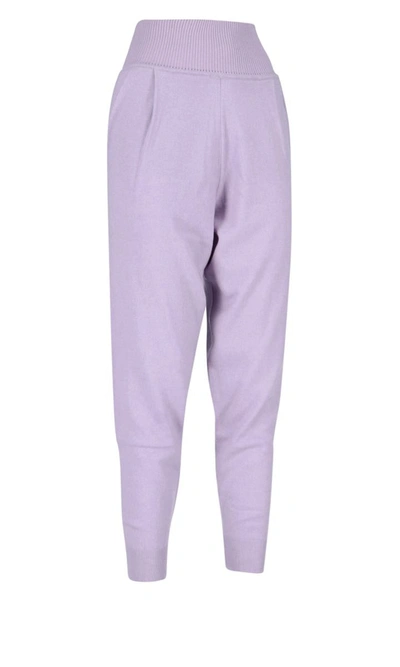 Shop Art Essay Trousers In Violet