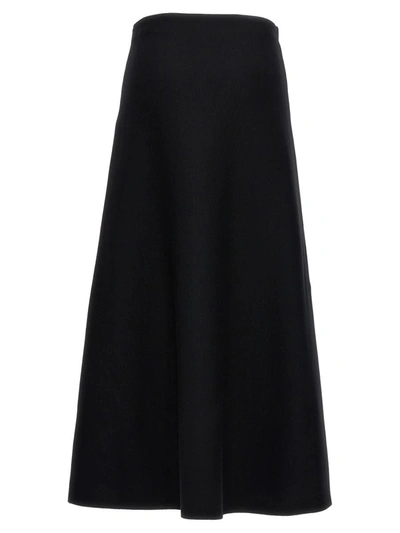 Shop Gabriela Hearst 'agatha' Skirt In Black