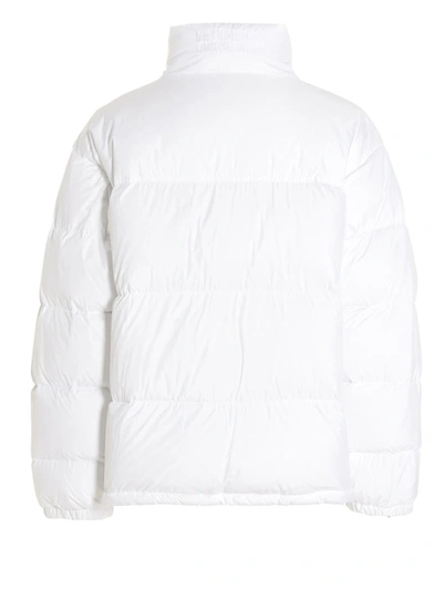 Shop Vetements 'puffer' Jacket In White