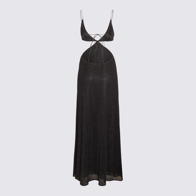Shop Oseree Oséree Black Stretch Lumiere Cut Out Beach Dress
