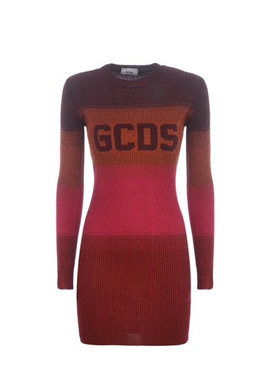 Shop Gcds Dress Mini  "logo" In Red