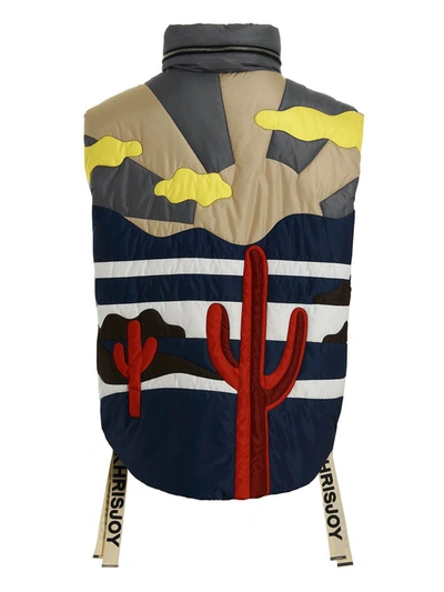 Shop Khrisjoy 'cactus' Oversize Vest In Multicolor