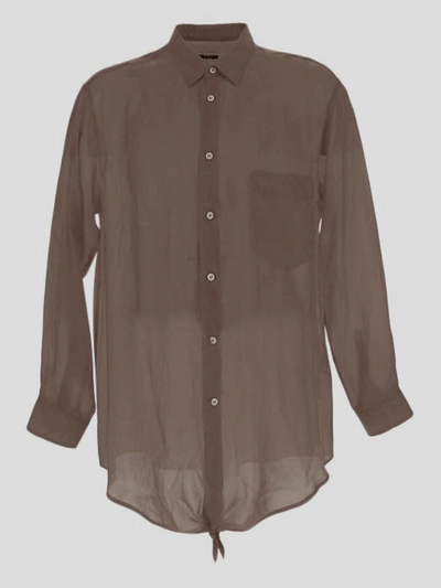 Shop Magliano Shirt In <p> Purple Shirt With Long Sleeves