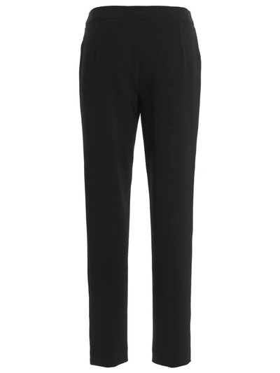 Shop Moschino ‘smiley' Buckle Pants In Black