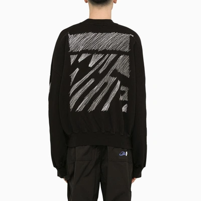 OFF-WHITE OFF-WHITE™ CREW-NECK SWEATSHIRT SCRIBBLE DIAG 