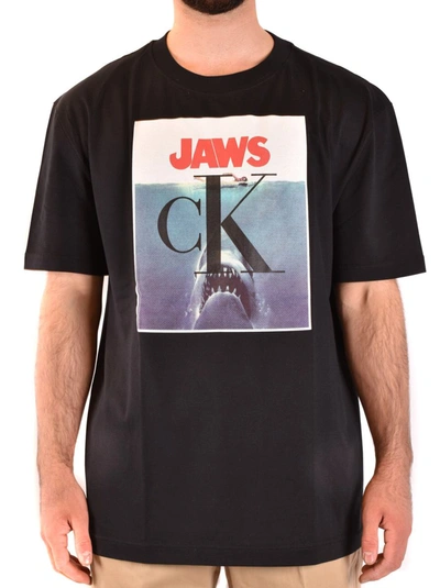 Shop Calvin Klein 205w39nyc Calvin Klein T-shirt In Black