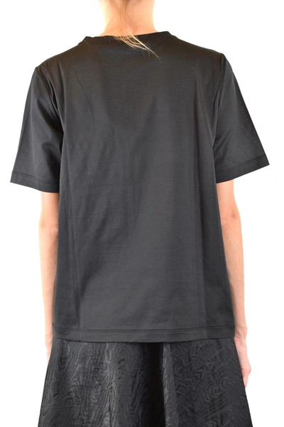 Shop Fabiana Filippi Tshirt Short Sleeves In Black