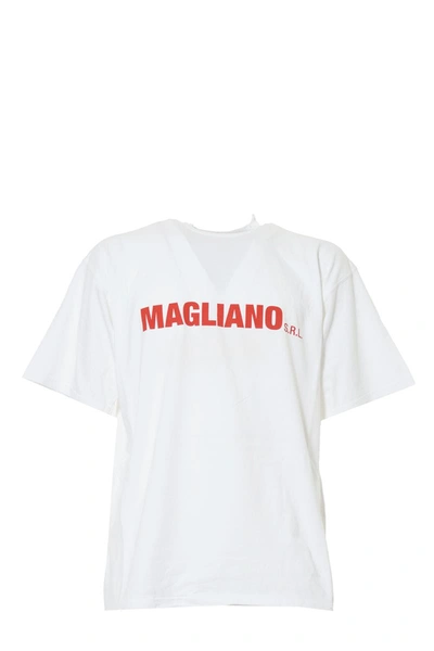 Shop Magliano T-shirts And Polos White