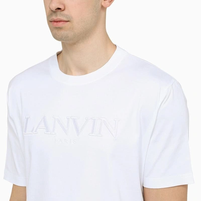 Shop Lanvin Crew-neck T-shirt In White