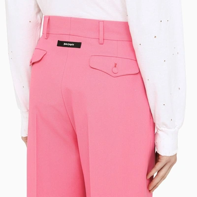 Shop Palm Angels Sonny Tailored Trousers In Pink
