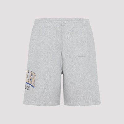 Shop Moncler Cotton Shorts Pants In Grey