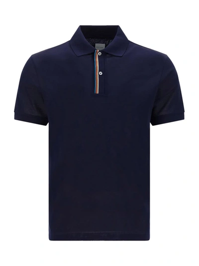 Shop Paul Smith Polo Shirts In Dk Na
