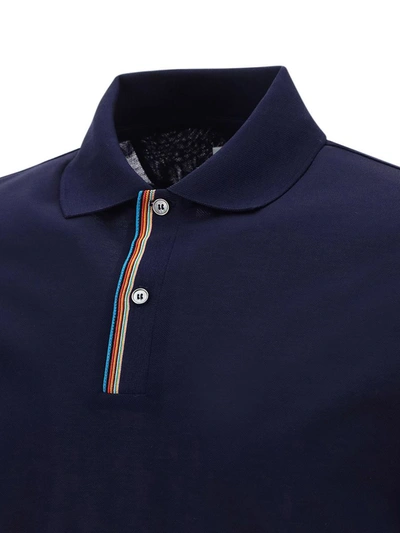 Shop Paul Smith Polo Shirts In Dk Na