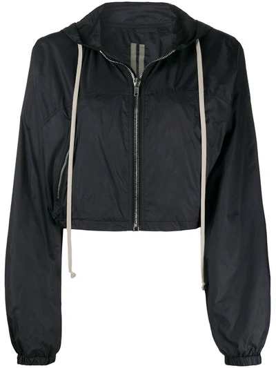 Shop Rick Owens Drkshdw Mini Windbreaker Jacket In Black