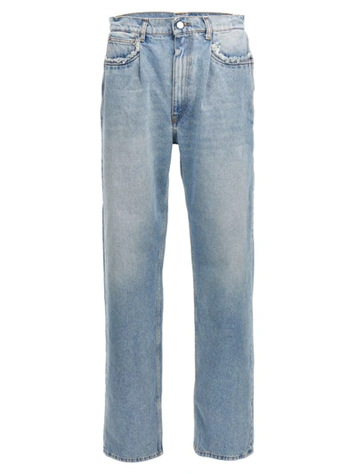 Shop Hed Mayner Stone Wash Jeans In Light Blue