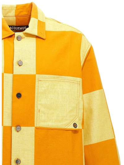 Shop Jacquemus 'banho' Overshirt In Multicolor