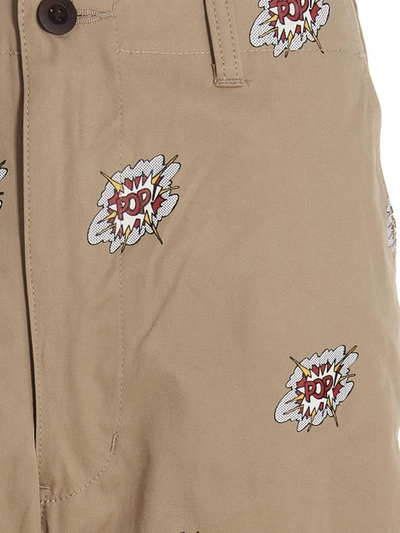 Shop Junya Watanabe 'pop Roy Lichtenstein' Pants In Beige