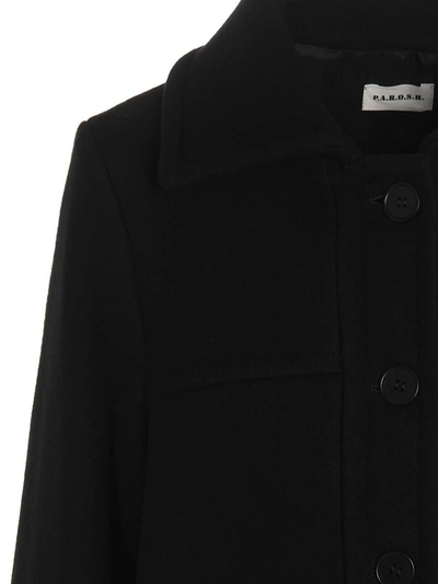 Shop P.a.r.o.s.h . 'lanna' Coat In Black
