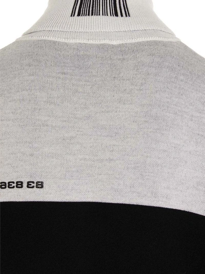 Shop Vtmnts 'numbered Colorblock' Sweater In Multicolor