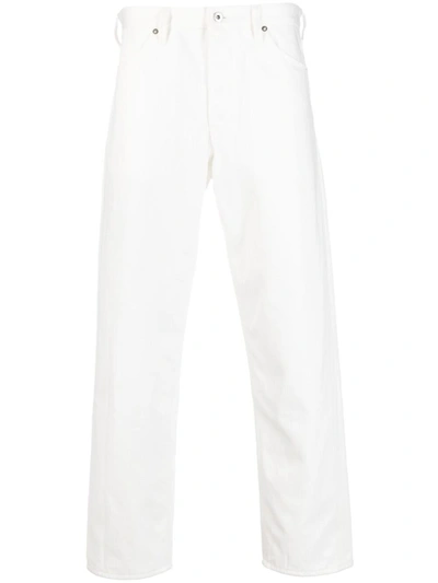 Shop Jil Sander Straight-leg Jeans In White