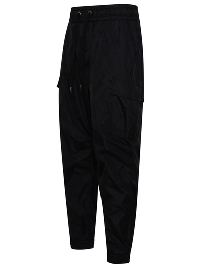 Shop Dolce & Gabbana Black Nylon Cargo Pants