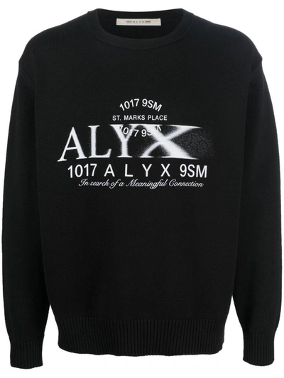 Shop Alyx 1017  9sm Logo T-shirt In Black