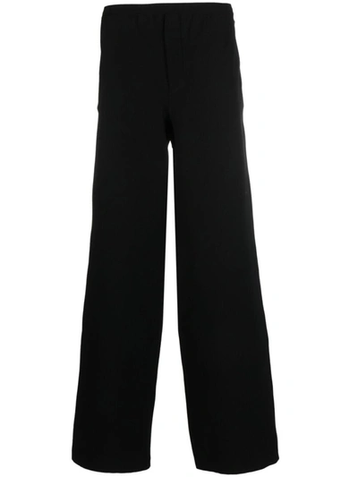 Shop Ferragamo Wide-leg Trousers In Black
