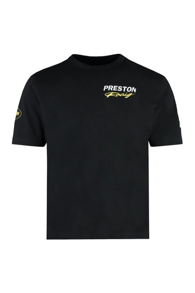 Shop Heron Preston Cotton Crew-neck T-shirt In Black