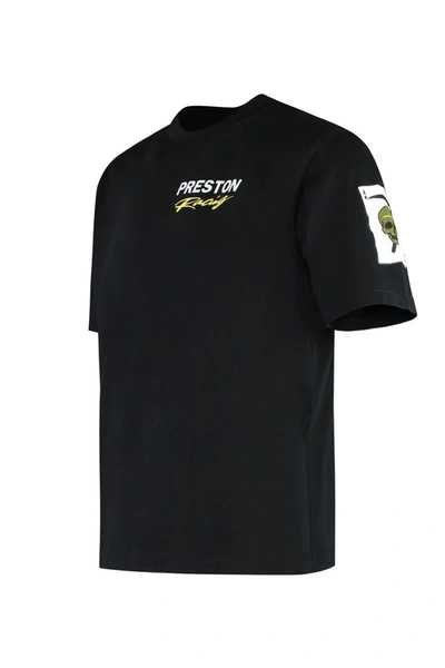 Shop Heron Preston Cotton Crew-neck T-shirt In Black