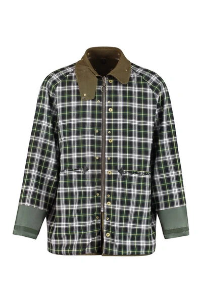 Shop Maison Margiela Multi-pocket Cotton Jacket In Green