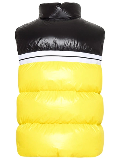 Shop Palm Angels Yellow And Black Tech Fabric Vest