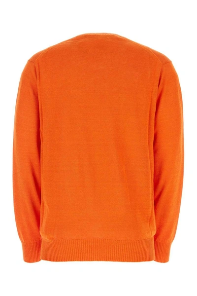 Shop Junya Watanabe Shirts In Orange