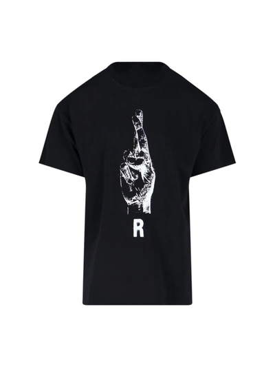 Shop Raf Simons T-shirts And Polos In Black
