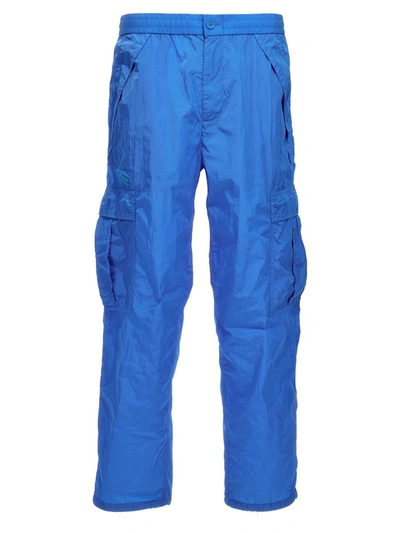 Shop Burberry Capleton' Pants In Light Blue
