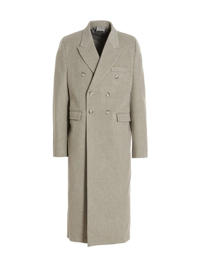 Shop Vtmnts Tailored Coat In Gray