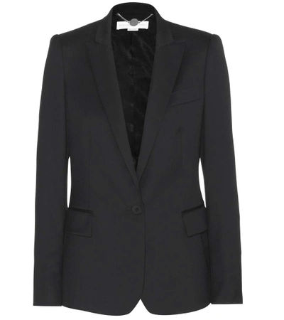 Shop Stella Mccartney Ingrid Wool Blazer In Llack