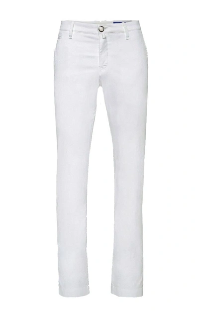 Shop Jacob Cohen Trousers In White