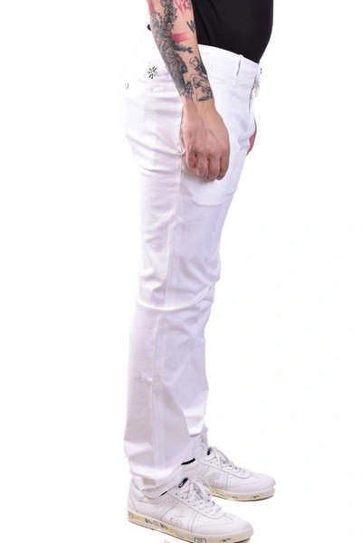 Shop Jacob Cohen Trousers In White