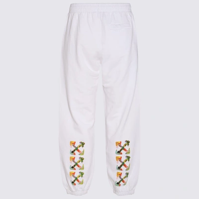 Shop Off-white White Cotton Arrows Pants