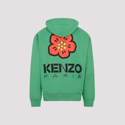 Shop Kenzo Boke Flower Hoodie Sweatshirt In Green