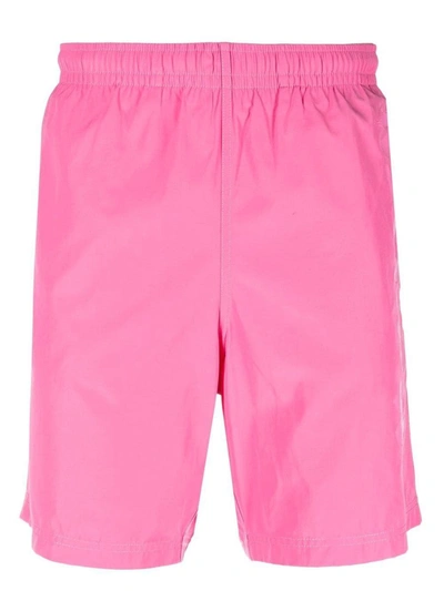Shop Alexander Mcqueen Logo Swimsuit In Pink